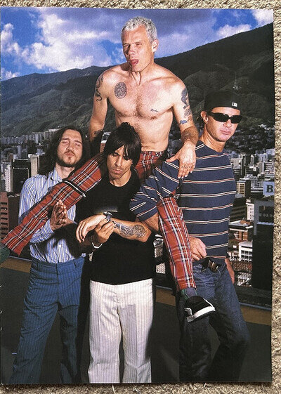 RED HOT CHILI PEPPERS -- 2002 Full page UK magazine poster