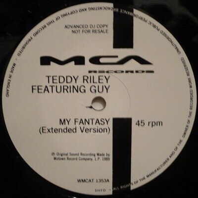 Teddy Riley - My Fantasy - Used Vinyl Record 12 - Promo - Y6244z