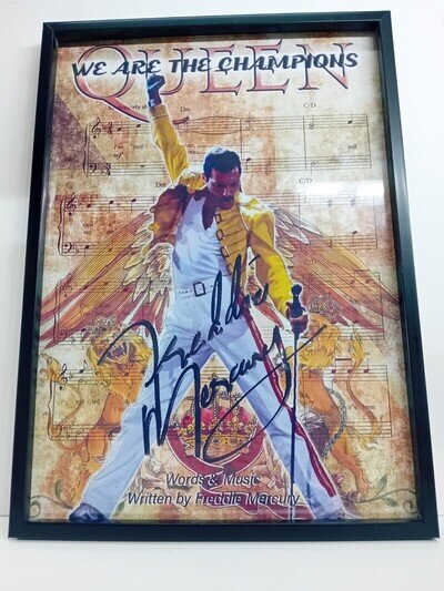 Freddie Mercury Queen A3 Poster Frame