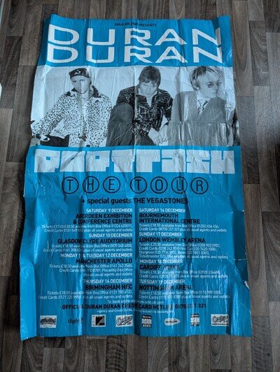 DURAN DURAN Pop Trash! 2000 Large Tour Promo Poster - External Display