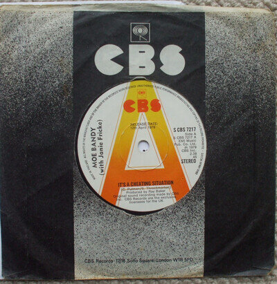 Moe Bandy - It's A Cheatin Situation - EX- DEMO / PROMO - Country 45