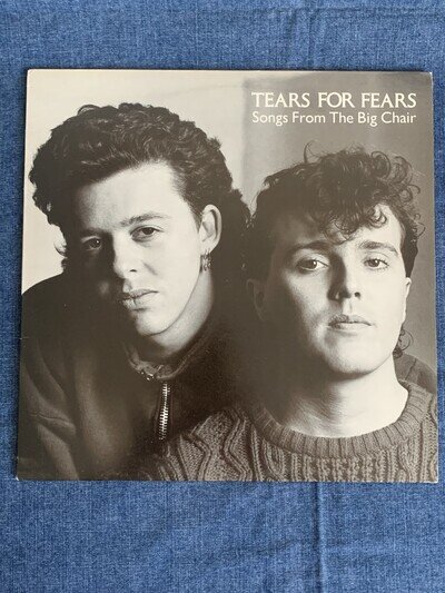 Tears For Fears Songs From The Big Chair 1985 UK vinyl LP +Inner