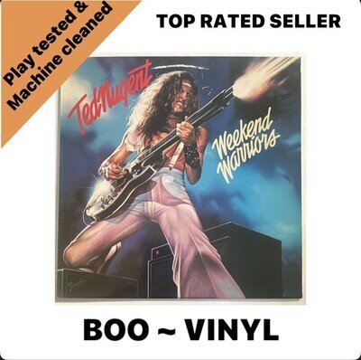 Ted Nugent - LP - Weekend Warriors 1978 Uk Issue Hard Rock EX / VG+