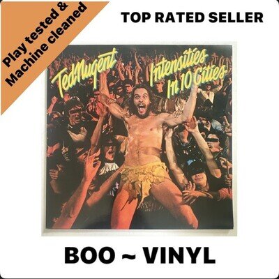 Ted Nugent "Intensities In 10 Cities" Vinyl LP A1-B2 Press EX / EX Condition