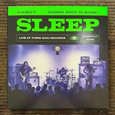 Sleep Live At Third Man Records Vault Package 39 4LP w/ POSTER + PATCH