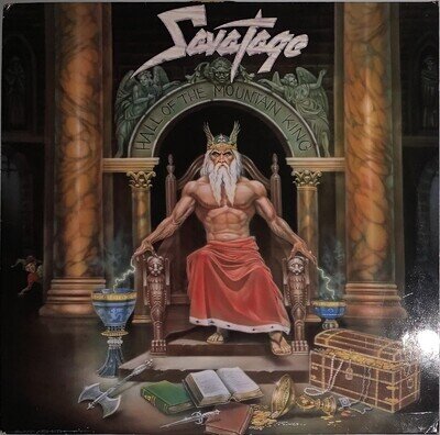 Savatage - Hall Of The Mountain King 1987 Europe Original Vinyl VG/VG Condition