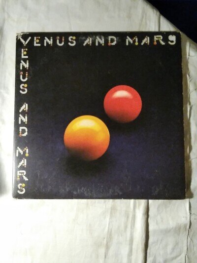 WINGS VENUS AND MARS 12 INCH GATEFOLD SLEEVE VINYL LP PARLOPHONE PCTC254