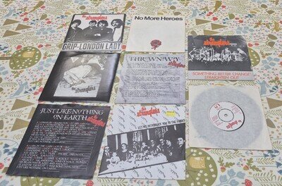 The Stranglers 8x7" - Peaches, Heroes, Change, Grip, Easy, Earth, Family, Thrown