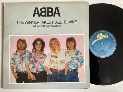 ABBA the winner takes it all 12” 45 VINYL SINGLE collectors pop-up gatefold (F