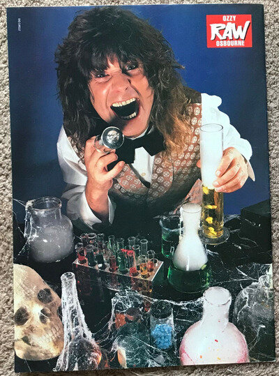 OZZY OSBOURNE - 1990 Full page UK magazine poster