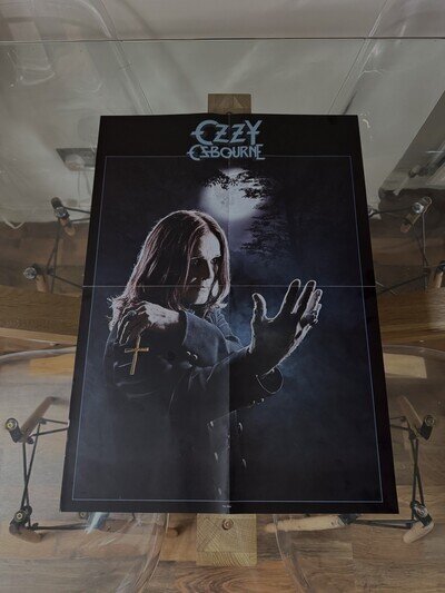 Ozzy Osbourne / Black Sabbath Memorabilia A2 Vintage Magazine Poster XL