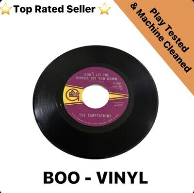 The Temptations - Don't Let The Joneses Get You Down 7” Soul Funk Vinyl VG+