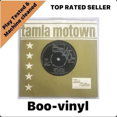 The Temptations - Happy People - 7” Vinyl Single Tamla TMG 931 EX / M