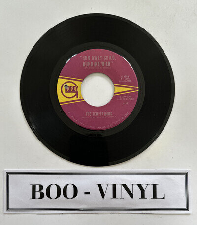The Temptations - Runaway Child Gordy 7” Vinyl Northern Soul / Motown VG+