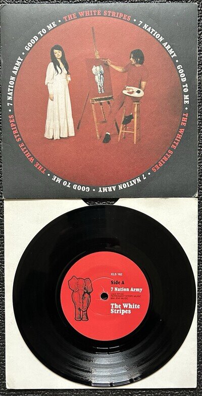 The Seven 7 Nation Army White Stripes Vinyl Original 7" Good To Me Xls162