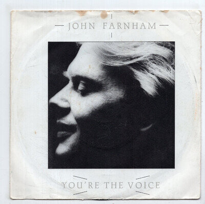 (N492) John Farnham, You're The Voice - 1986 - 7" vinyl