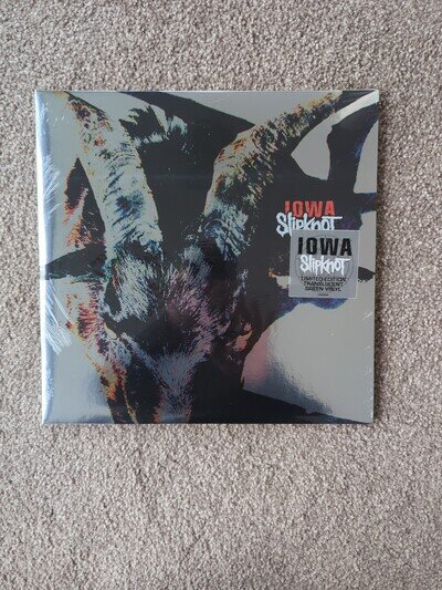 Slipknot - Iowa Translucent Green Limited Edition 2 Disc 12" Vinyl LP New