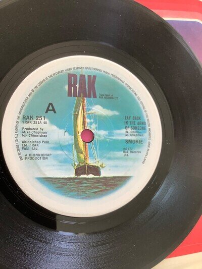 Smokie. Lay back in the arms of someone. 7” single. 1977. RAK