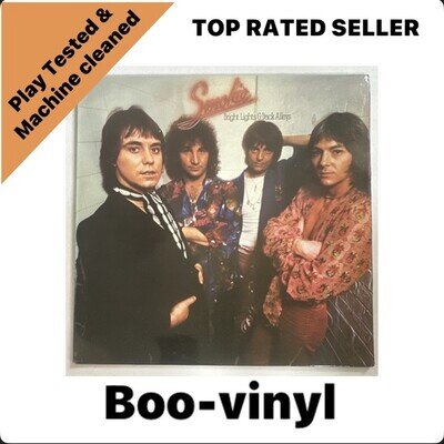 Smokie - Bright Lights And Back Alleys Vinyl LP UK 1977 SRAK 530 EX/EX