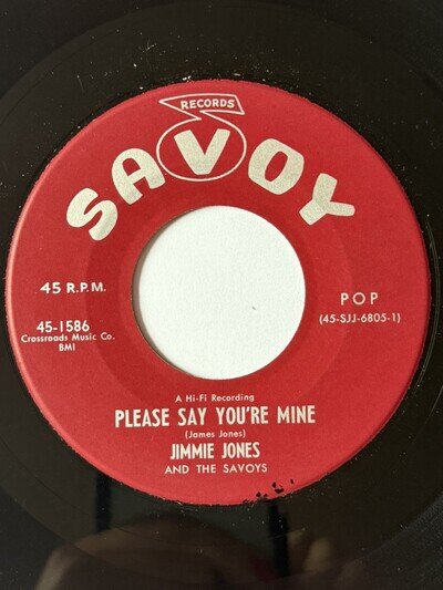 Jimmie Jones Please Say Youre Mine Savoy US Original 1960 7” Rock And Roll EX!