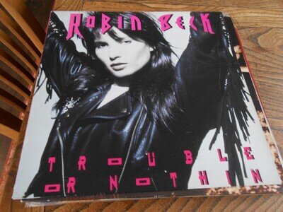 ROBIN BECK Trouble or Nothing 838-768 with lyric inner