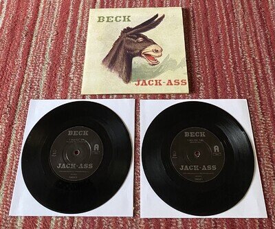 Beck: Jackass Double “7” EP: NM Vinyls & Sleeve. Alt Rock/Folk/Funk/Souk/Country