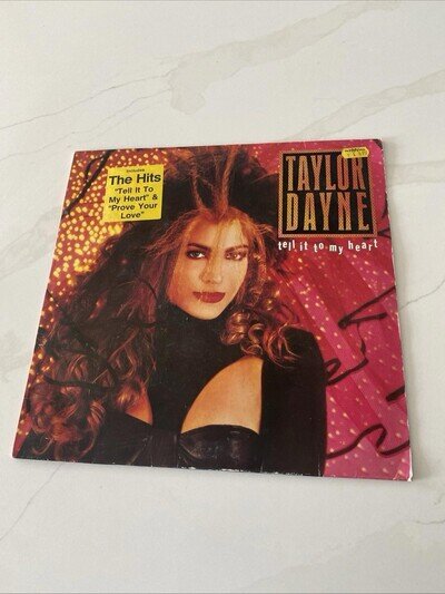 Taylor Dayne Tell It To My Heart Vinyl LP Record 1987 Has Scratch / Tested