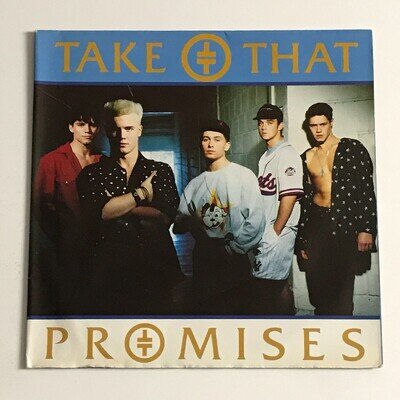 Take That - Promises 7" Vinyl Record/Poster Sleeve A1/B1 - PB 45085 VG+/VG+