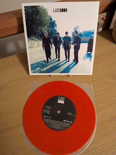 U2 - Soon 7" Single Orange Vinyl *RARE*