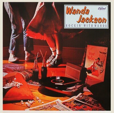 Wanda Jackson - Rockin' With Wanda - Used Vinyl Record - V6806z
