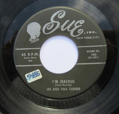 IKE AND TINA TURNER I'm Jealous/You're My Baby US Sue 1961 Early Soul