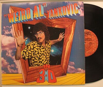 Weird Al Yankovic Lp In 3 - D On Scotti Brothers - Vg+/ Vg+ To Vg++