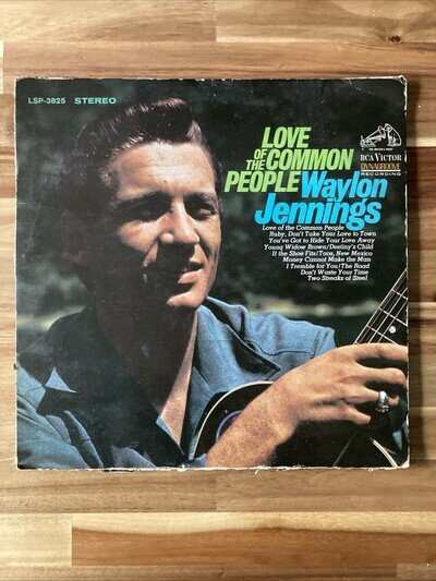 Waylon Jennings ‘Love Of The Common People’ US Vinyl Record LP RCA Victor 1967