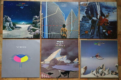 YES Vinyl LP Collection. Superb Condition.