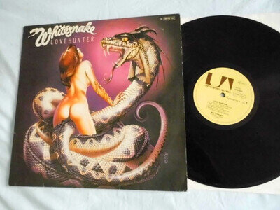 WHITESNAKE : LOVE HUNTER : GERMAN PRESSED UNITED ARTISTS LABEL L.P FROM 1979