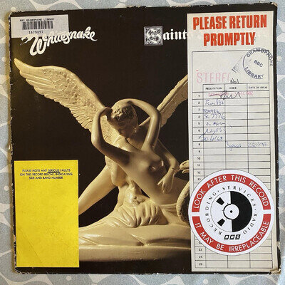 WHITESNAKE - SAINTS AN' SINNERS - 1ST PRESS VINYL LP - EX VINYL - A-3U / B-1U
