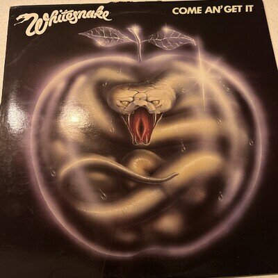 Whitesnake Come An' Get It Vinyl Record LBG30327 1981 1st Press Vg+vg