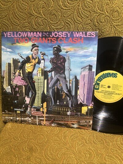 YELLOWMAN vs JOSEY WALES - TWO GIANTS CLASH (1984 LP) RARE 2014 UK REISSUE NM