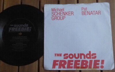 MICHAEL SCHENKER GROUP - PAT BENATAR 1981 THE SOUNDS FREEBIE FLEXI DISC