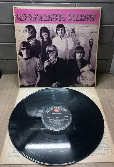 Vinyl LP Jefferson Airplane - Surrealistic Pillow 1st UK pressing EX/EX 1967