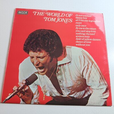 Tom Jones / The World Of Tom Jones 1976 VINYL LP / POP 60's VG++ / £5 FLAT POST