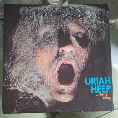 URIAH HEEP "VERY 'EAVY... VERY 'UMBLE" UK VINYL BRONZE ILPS 9142
