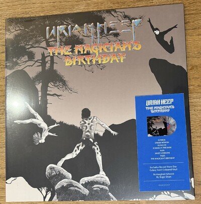 Uriah Heep -The Magician’s Birthday RSD Galaxy Swirl Vinyl – SEALED – Roger Dean