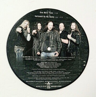 Hammerfall 2011 One More Time 7" Picture Disc 45 NB-2742-9 Germany