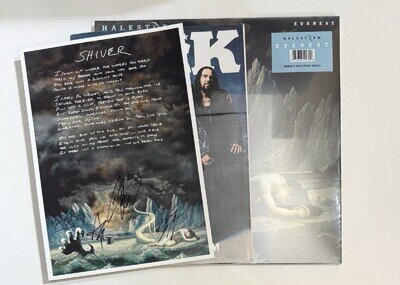Halestorm - Everest 12” Hot Pink Vinyl Sealed & Lyric Card Signed Autographed