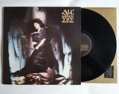 All About Eve UK LP Gold inner bag + Promo Sticker Emo Goth Siouxsie Clean Vinyl