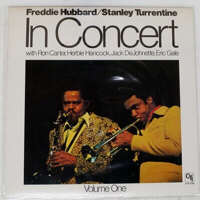 FREDDIE HUBBARD IN CONCERT VOLUME ONE CTI LAX3185 Japan VINYL LP
