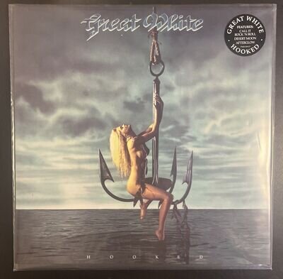 GREAT WHITE HOOKED REISSUED VINYL LP