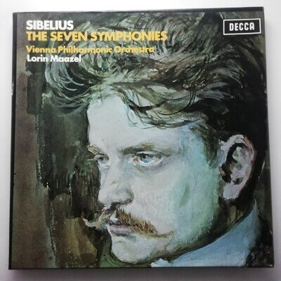 Decca 4 LP box SXLE 6558-61: Sibelius - The Seven Symphonies / Maazel / VPO