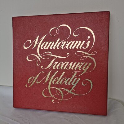Mantovani's Treasury Of Melody 8 Records CompilationBox set vinyls
